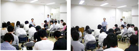 船谷俊彰先生をお招きし、講義をしていただきました